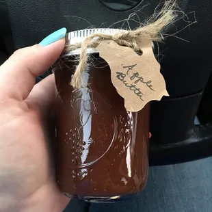 Homemade apple butter