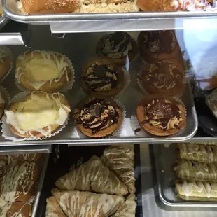 a variety of pastries