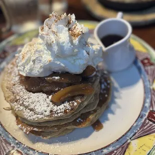 Cinnamon apple pancakes