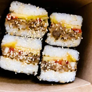 beef gyudon musubi