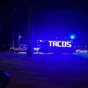 a police truck parked on the side of the road