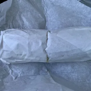 Long sandwich for Spicy Mama Sandwich