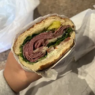 Pastrami sandwich