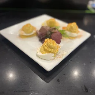 Spiced Deviled Eggs