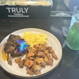 Lamb Chop & Eggs