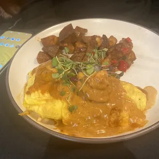 Seafood Omelette