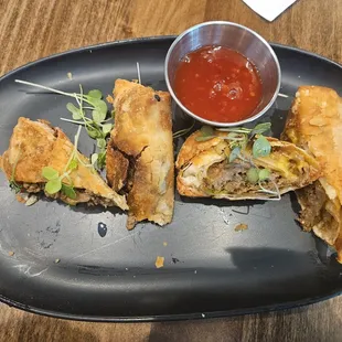 Steak and cheese rolls