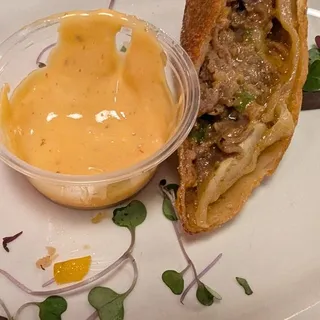 Steak and Cheese Egg Rolls