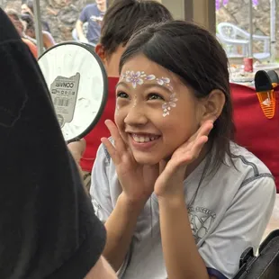 Her reaction, priceless!