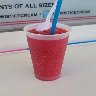 Small Cherry Italian Ice