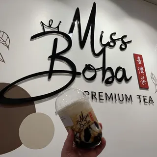 Grass Jelly Brown Sugar Boba Fresh Milk