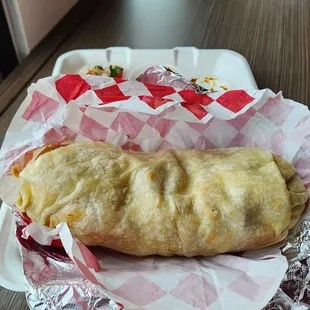 Ham &amp; Eggs Breakfast Burrito