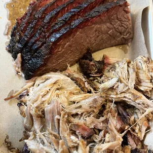 Brisket and Pork