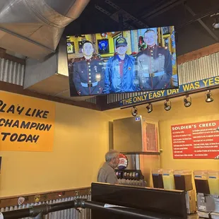 The beverage station