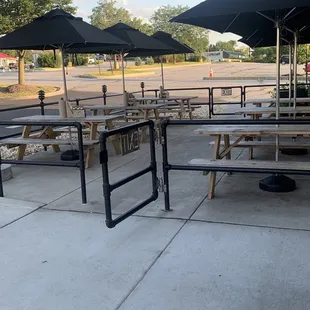 Outdoor tables