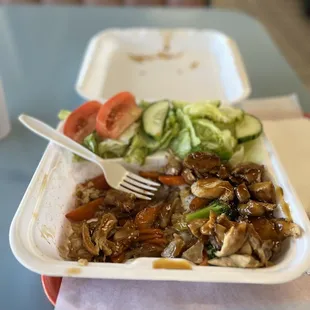 Teriyaki chicken plate
