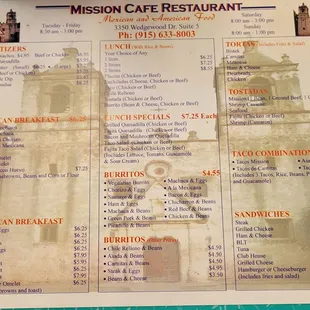 Menu 2023