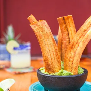 PLANTAINS AND GUAC.