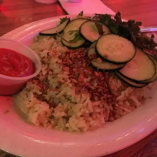 Ginger Scallion and Chicken Fat Rice
