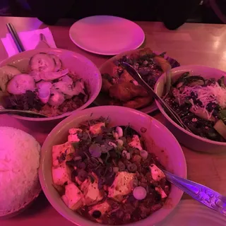 Fried Garlic Rice with Shiso, Preserved Lemon and Nori