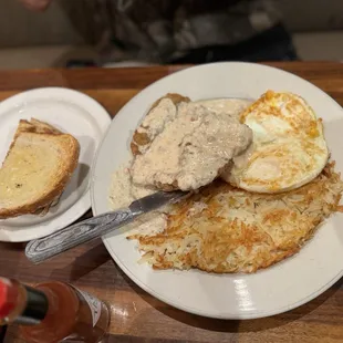 Chicken Fried Steak and Eggs