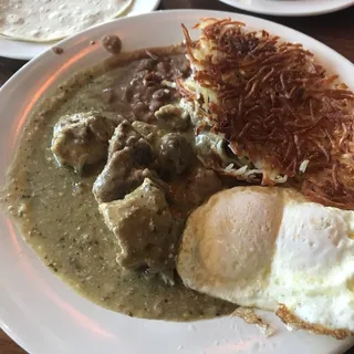 Chile Verde and Eggs