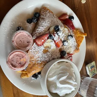 Fresh Fruit Crepes