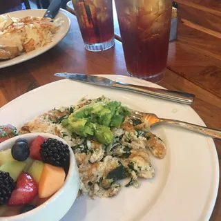 Crab and Avocado Scramble