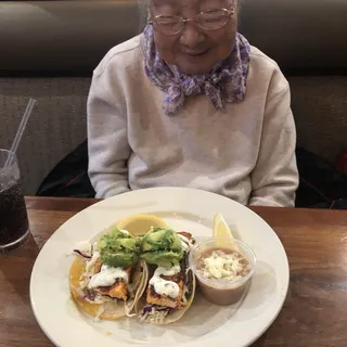 Salmon Tacos Small Plate