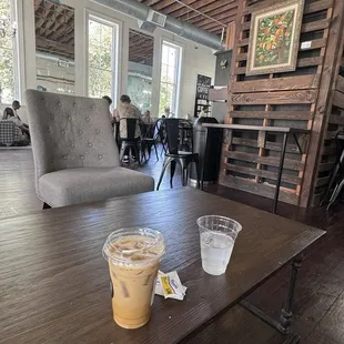 Inside open areas