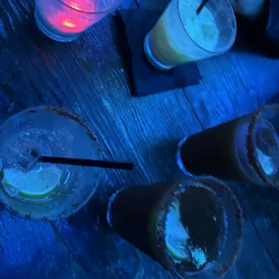 micheladas and drinks from their menu