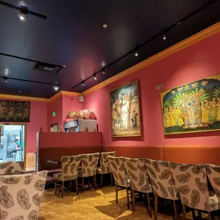 the dining area