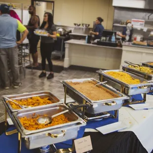 We offer catering and full bar services