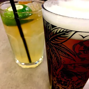 Drinks post round as per usual.