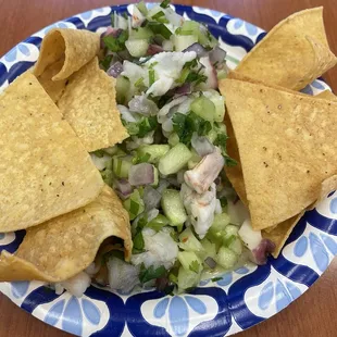 Legit Ceviche from a golf tourney spread.