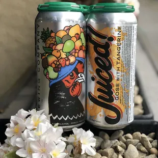 Juiced! Gose with Tangerine by @henhousebrewing