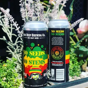 No seeds no stems Triple IPA by @kneedeepbrewingco 10%ABV!