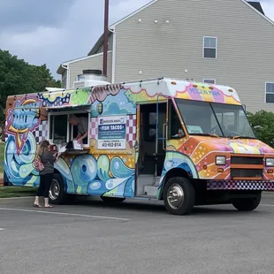 Food Truck in Park Place development in Cranberry Twp