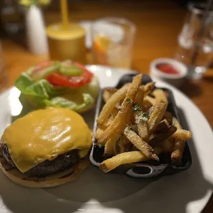 Market Burger with Truffle fries