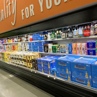 This Cold Beer Case is 50 ft long and full!