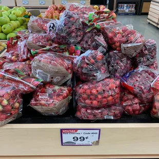 Cherries.99 cents lb