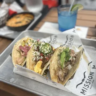 Tacos during brunch