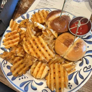 Cheeseburger Slider Duo and Fries