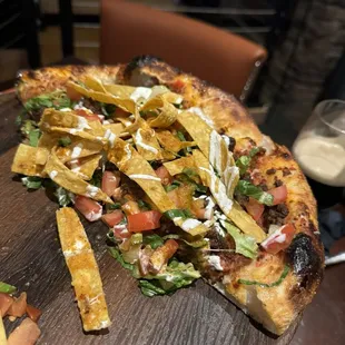 Taco pizza