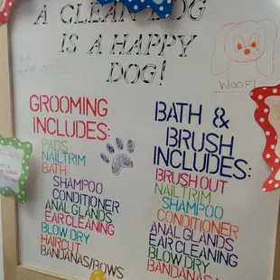 Small furry dogs like our corgi estimated at about $40-$48.