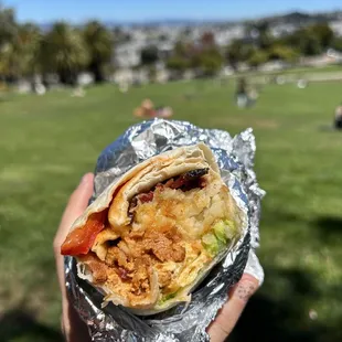 Breakfast burrito