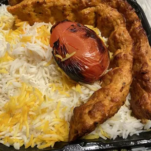 $13 2 skewer chickens kobedeh