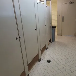 Lots of bathroom stalls.