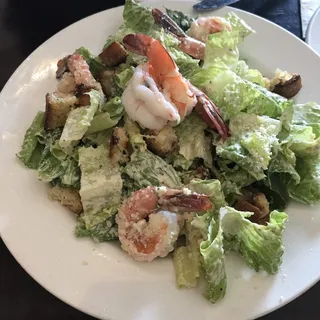 Caesar Salad with Prawns