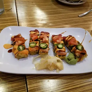 Sushi pancake